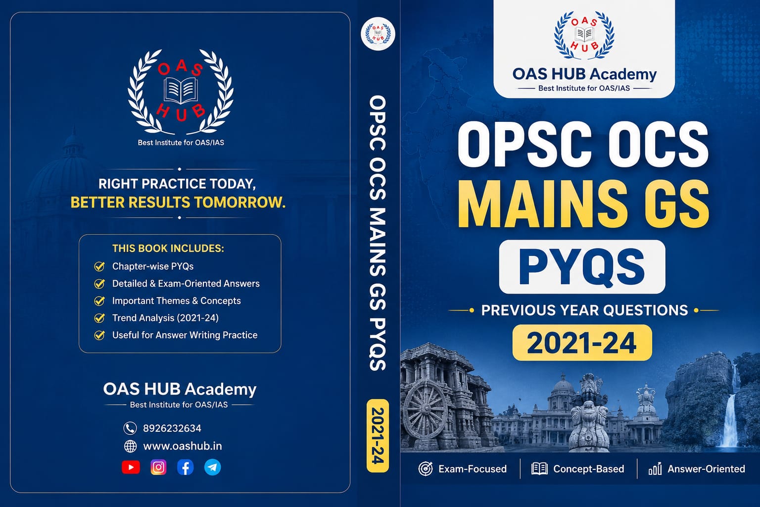 OPSC OCS GS Mains PYQS Solving Paper -2021 -2024