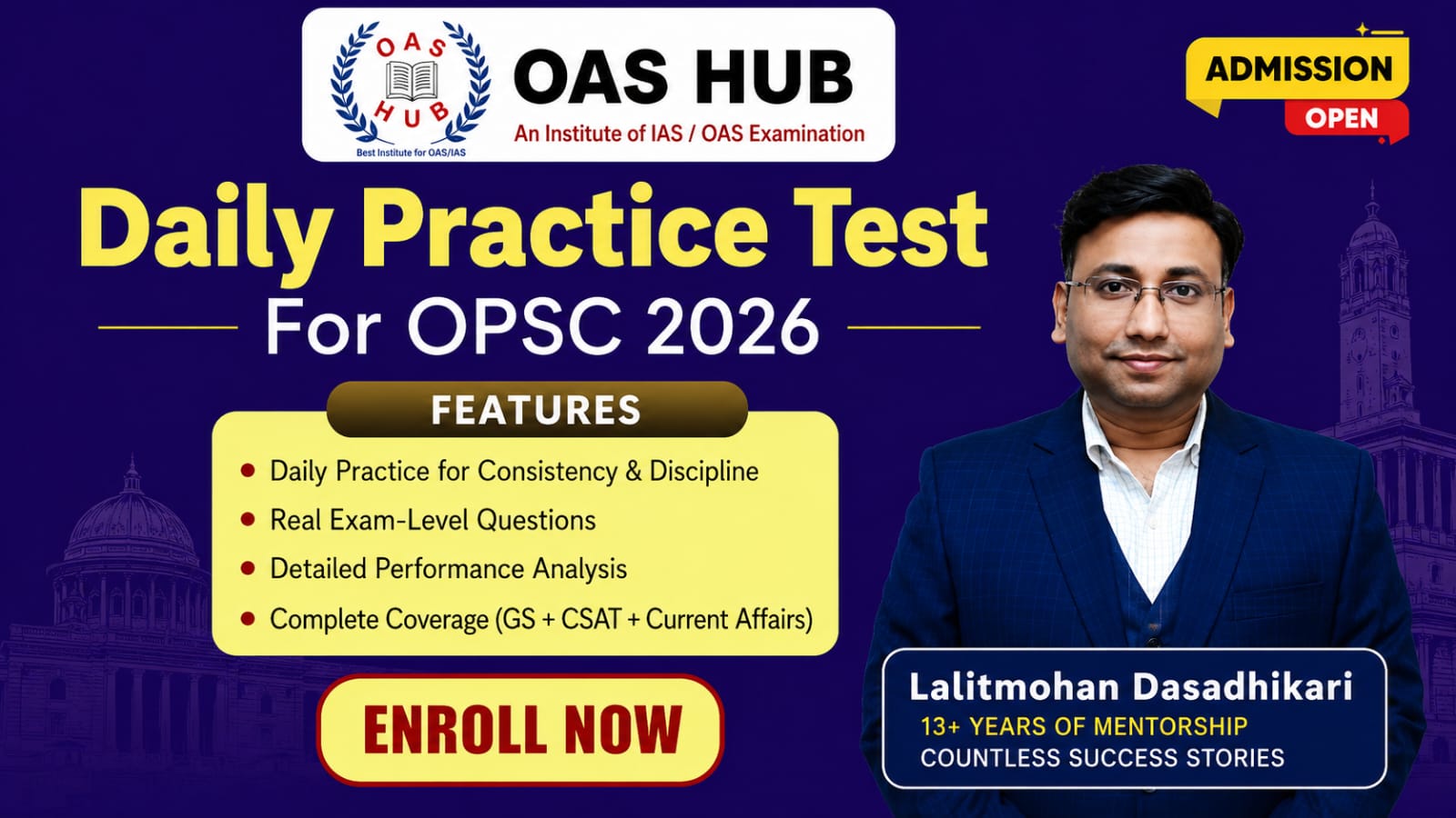 DAILY PRACTICE TEST (DPT) FOR OPSC - 2026