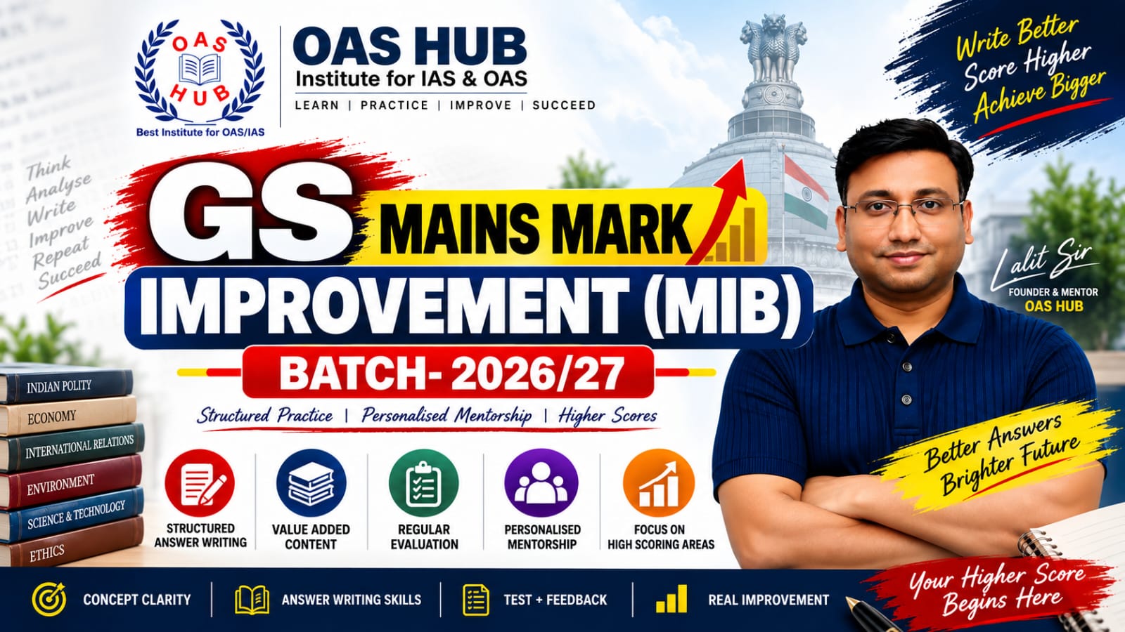 GS MAINS MARK IMPROVEMENT BATCH (MIB) -2026-27