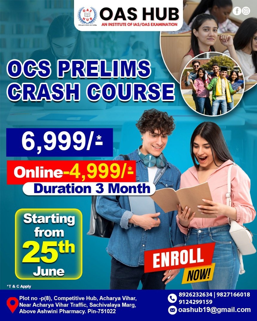 PRELIMS CRASH COURSE 2024–25