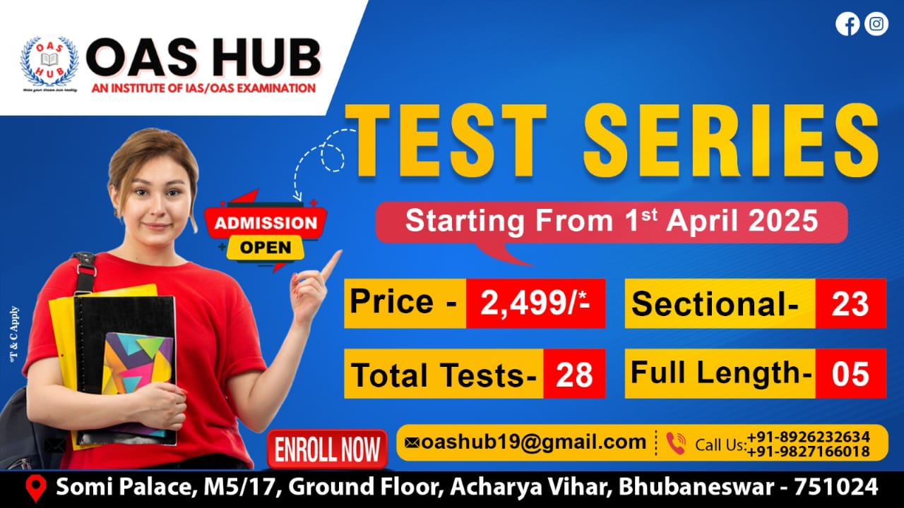 PRELIMS TEST SERIES 2024–25