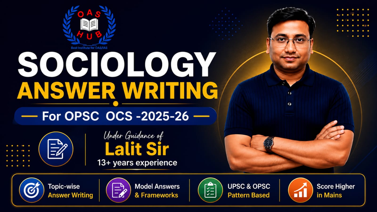 Sociology Optional Test Series OPSC OCS -2025-26